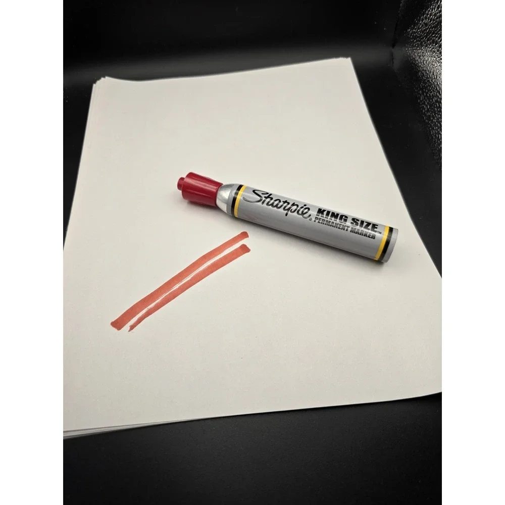 Vintage Sharpie King Size Red Permanent Marker